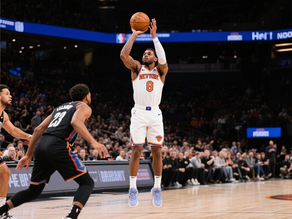 摩尔干拔三分缩小差距,弗格立刻高难度三分强势回击 在比赛进入白热化阶段时,摩尔展现了他出色