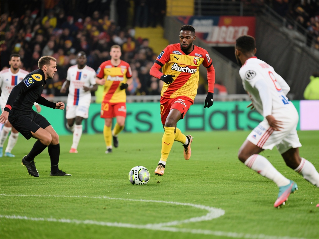 朗斯惊险绝杀里昂,联赛排名跃升至第八 朗斯在这场比赛中采取了高位逼抢与快速反击